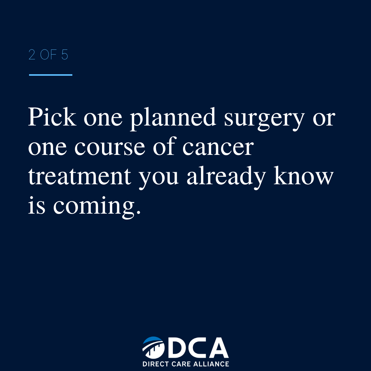We asked for one case in September. The ask has not changed.